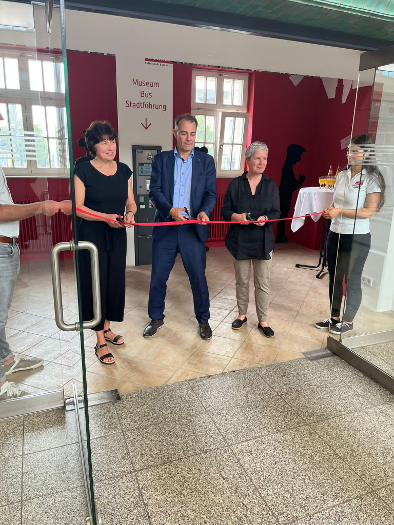 Einweihung Weimar-Card-Automat im Bahnhof in Weimar