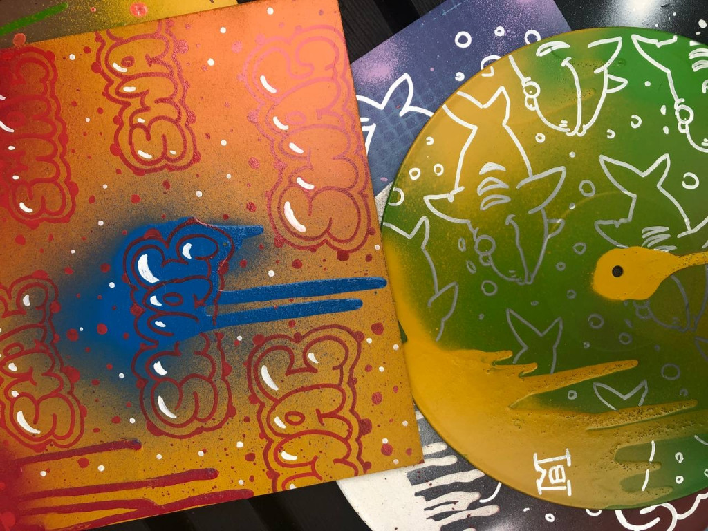 Graffitiworkshop mit Oscar Metzger