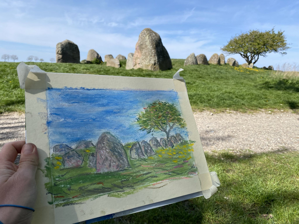 Pastellmalerei auf der Insel Rügen mit Peter Stechert