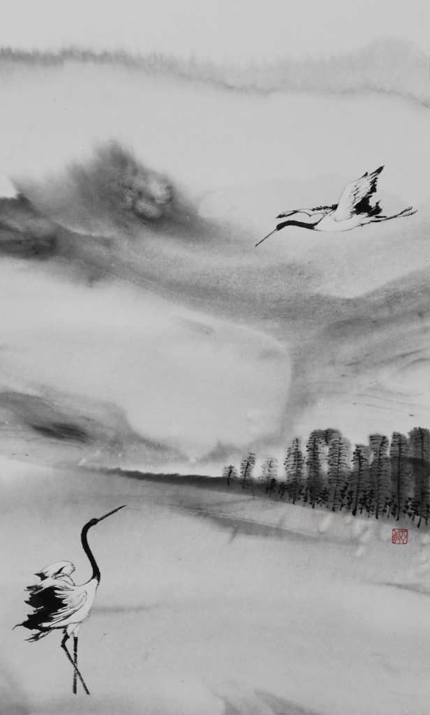 Chinesische Tuschemalerei