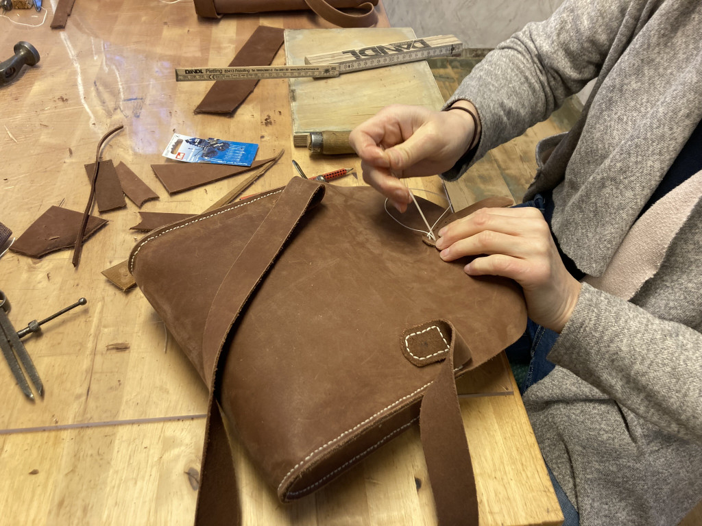 Handgemachte Ledertaschen