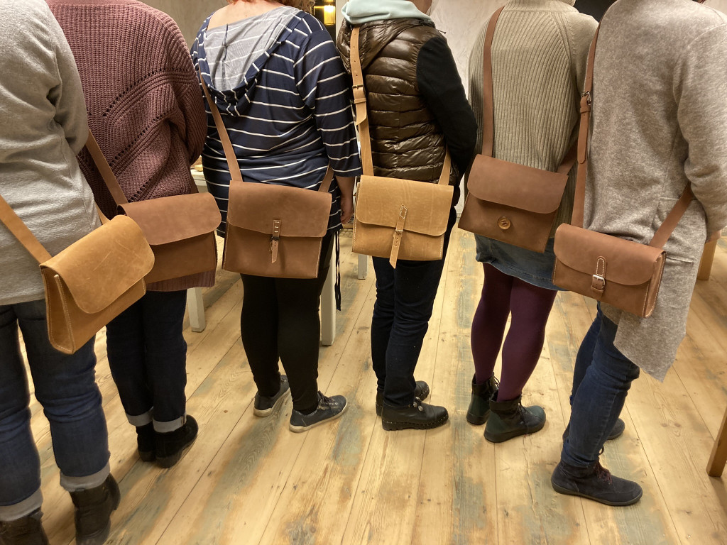 Handgemachte Ledertaschen